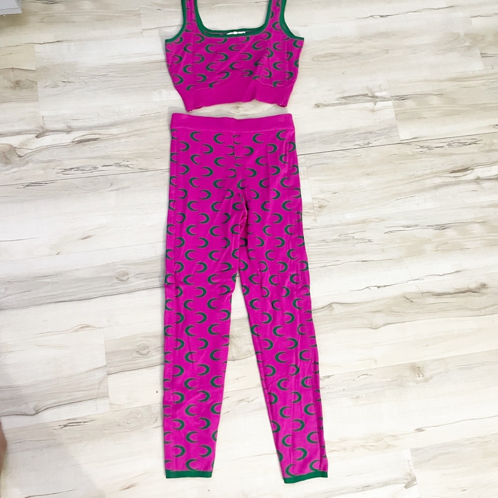 Immodel moon print two piece set